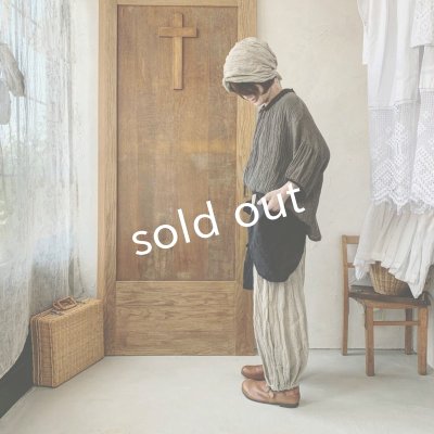 画像11: MARCHE' DE SOEUR／フレンチリネン・種蒔きBagたぽパンツ