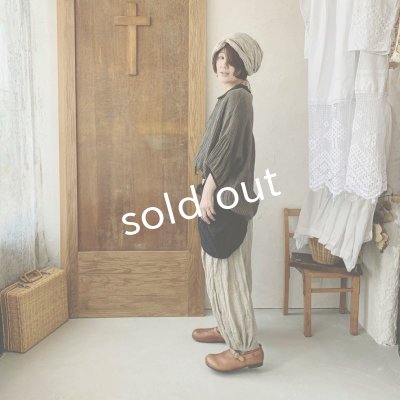 画像13: MARCHE' DE SOEUR／フレンチリネン・種蒔きBagたぽパンツ