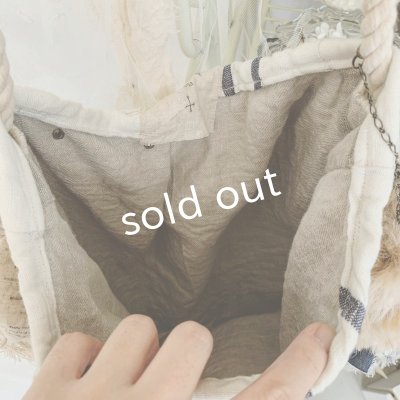 画像7: sukekiyo/スケキヨの蒼ラインショルダーバッグ