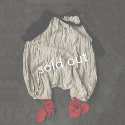 画像7: MARCHE' DE SOEUR／フレンチリネン・種蒔きBagたぽパンツ