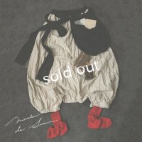 MARCHE' DE SOEUR／フレンチリネン・種蒔きBagたぽパンツ