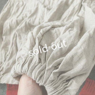 画像5: MARCHE' DE SOEUR／フレンチリネン・種蒔きBagたぽパンツ