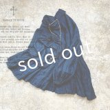 MARCHE' DE SOEUR／ギャザーブラウス・インディゴ