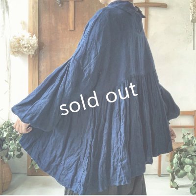 画像10: MARCHE' DE SOEUR／ギャザーブラウス・インディゴ