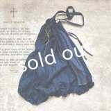 MARCHE' DE SOEUR／サスペンダーポケットスカート・インディゴ×ペイズリー