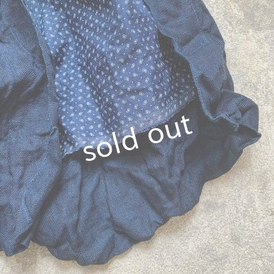 画像5: MARCHE' DE SOEUR／サスペンダーポケットスカート・インディゴ×ペイズリー