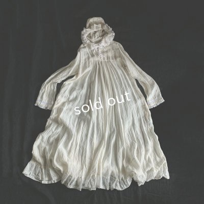 画像2: HALLELUJAH/Robe Medievale a Capuche 中世のフードローブ・off-white