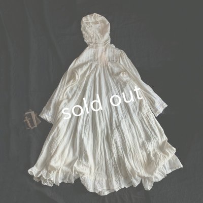 画像3: HALLELUJAH/Robe Medievale a Capuche 中世のフードローブ・off-white