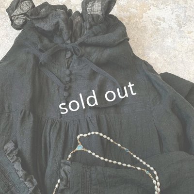 画像7: HALLELUJAH/Robe Medievale a Capuche 中世のフードローブ・black