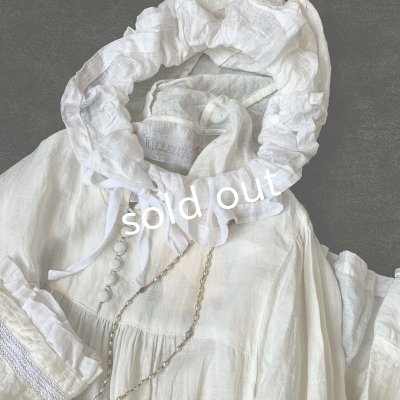 画像11: HALLELUJAH/Robe Medievale a Capuche 中世のフードローブ・off-white