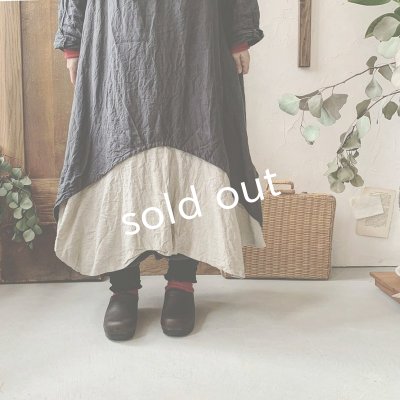 画像12: 当店限定 HALLELUJAH/1930's Robe・ink black×flax