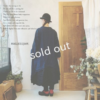 画像3: 当店限定 HALLELUJAH/1930's Robe・indigo×dark navy