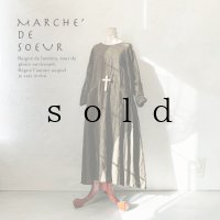 MARCHE' DE SOEUR／サイドタックワンピース・ブラウン