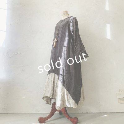 画像4: 当店限定 HALLELUJAH/1930's Robe・ink black×flax