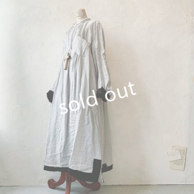 画像2: 当店限定 HALLELUJAH／羊飼いのノマドドレス・Light Gray×Black
