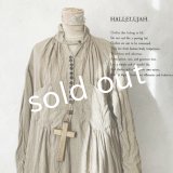 HALLELUJAH／1890's Bourgeron 羊飼いシャツワンピース・Sand Baige