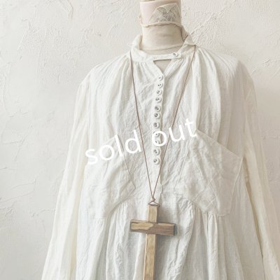 画像4: 当店限定 HALLELUJAH／羊飼いのノマドドレス・Off White×Black