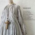 画像1: HALLELUJAH／1890's Bourgeron 羊飼いシャツワンピース・Light Gray (1)