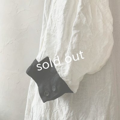 画像8: 当店限定 HALLELUJAH／羊飼いのノマドドレス・Off White×Black