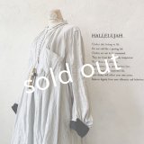 当店限定 HALLELUJAH／羊飼いのノマドドレス・Light Gray×Black