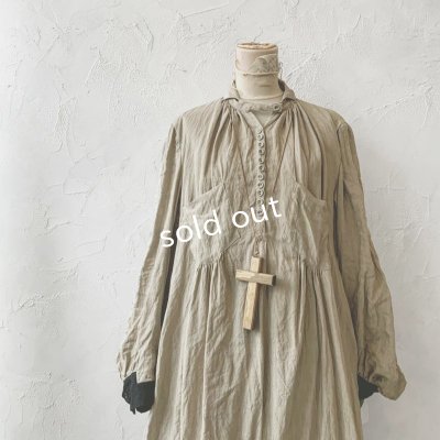 画像2: 当店限定 HALLELUJAH／羊飼いのノマドドレス・Sand Baige×Black