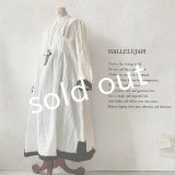 当店限定 HALLELUJAH／羊飼いのノマドドレス・Off White×Black