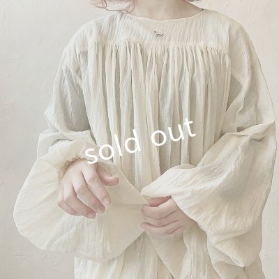 画像14: MARCHE' DE SOEUR／教会のチュニックブラウス・アンティークミルク