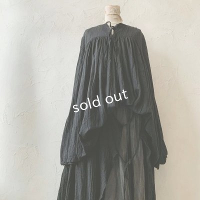 画像2: MARCHE' DE SOEUR／教会のチュニックブラウス・アンティークブラック
