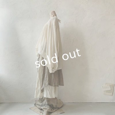 画像11: MARCHE' DE SOEUR／教会のチュニックブラウス・アンティークミルク