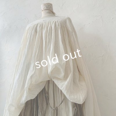 画像7: MARCHE' DE SOEUR／教会のチュニックブラウス・アンティークミルク