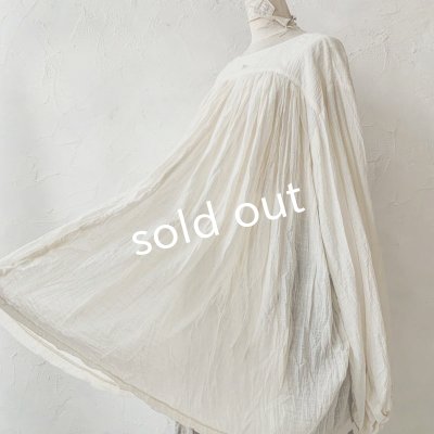 画像5: MARCHE' DE SOEUR／教会のチュニックブラウス・アンティークミルク