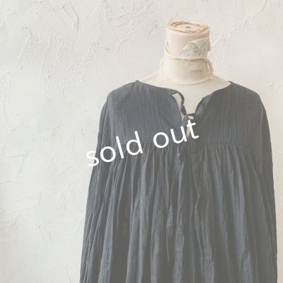 画像3: MARCHE' DE SOEUR/教会のチュニックブラウス・アンティークブラック