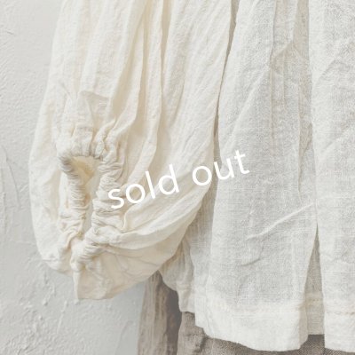 画像9: MARCHE' DE SOEUR／教会のチュニックブラウス・アンティークミルク