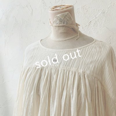 画像3: MARCHE' DE SOEUR／教会のチュニックブラウス・アンティークミルク