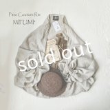 mifumi／フリルのpuffマーガレット・生成り