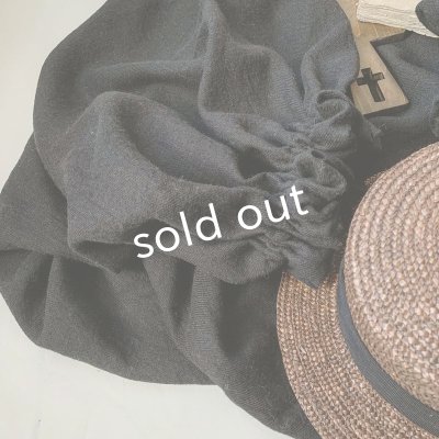 画像3: mifumi/フリルのpuffマーガレット・黒