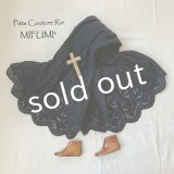 mifumi／wideジュノーぺちぱんつ・黒ベル刺繍