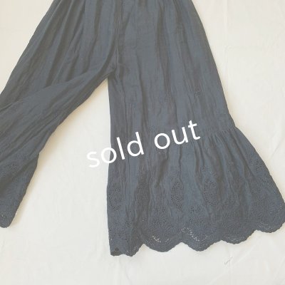 画像4: mifumi/wideジュノーぺちぱんつ・黒ベル刺繍