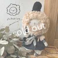 sukekiyo／黒いお帽子のスカーフスケキヨ