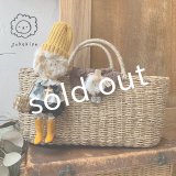 sukekiyo／ミモザカラーなスケキヨのかごバッグ