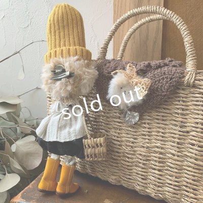 画像5: sukekiyo／ミモザカラーなスケキヨのかごバッグ