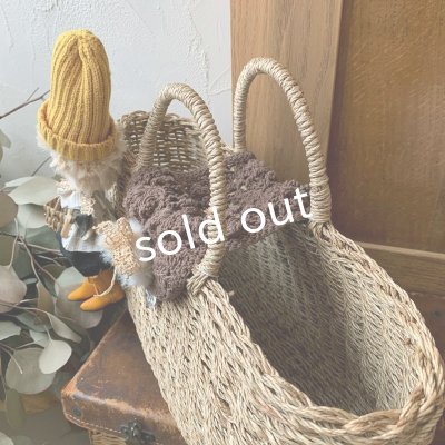 画像8: sukekiyo／ミモザカラーなスケキヨのかごバッグ