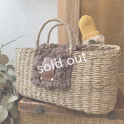 画像6: sukekiyo／ミモザカラーなスケキヨのかごバッグ