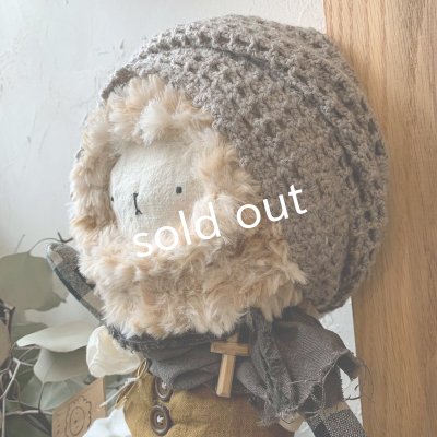 画像4: sukekiyo／グレージュ手編みターバンスケキヨ