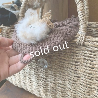 画像9: sukekiyo／ミモザカラーなスケキヨのかごバッグ