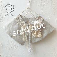 sukekiyo／アンティークレースとリネンの付け襟スケキヨ