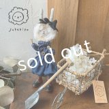 sukekiyo／庭しごとのウサキヨ・青のおようふく