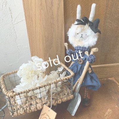 画像5: sukekiyo／庭しごとのウサキヨ・青のおようふく