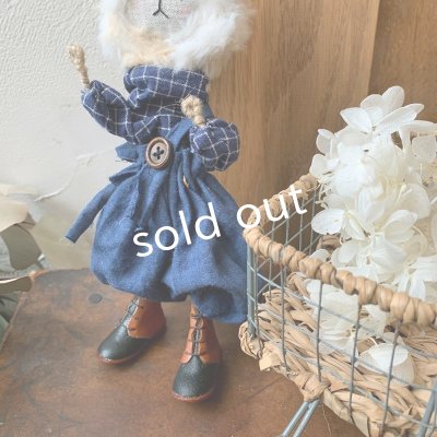 画像6: sukekiyo／庭しごとのウサキヨ・青のおようふく