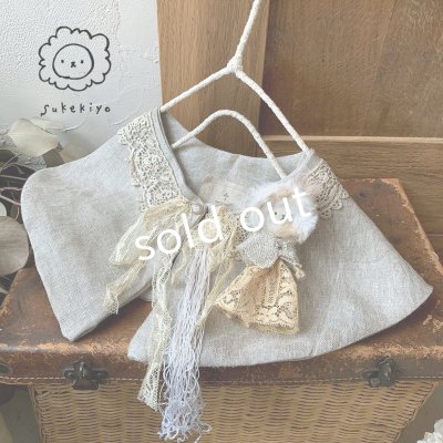 画像3: sukekiyo/アンティークレースとリネンの付け襟スケキヨ